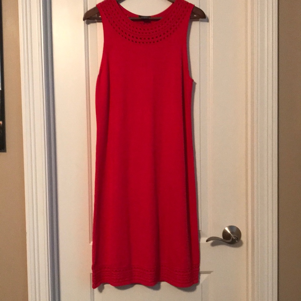 Ann Taylor Red Knit Dress